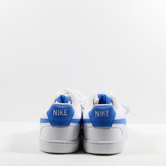 Nike Men's Court Vision Low Next Nature Casual Shoes - White/Blue 8.5M - Picture 3 of 6